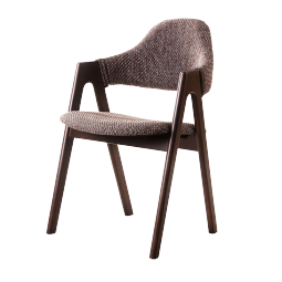 香木语实木椅子餐椅简约书房椅单人餐桌椅现代扶手椅子时尚靠背软包木椅