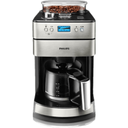 飞利浦（PHILIPS）美式咖啡机全自动 家用/办公室现磨一体研磨功能 磨豆机咖啡机全自动咖啡机家用全自动咖啡机 HD7751/00
