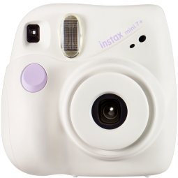 富士instax立拍立得 一次成像相机 mini7+（mini7c/s升级款）白