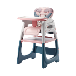 babycare宝宝百变餐椅多功能婴儿餐桌椅家用安全防摔儿童吃饭座椅-沃格粉