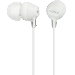 索尼（SONY） MDR-EX15LP 耳机入耳式有线手机电脑通用听歌耳机 白色
