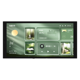 Aqara绿米 集悦妙控屏S1 Plus 语音控制 触屏遥控开关 6.9英寸中控屏 远山灰