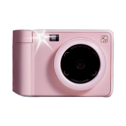 汉印Z1相机照片打印机 数码可拍照打印男孩女孩学生儿童照相机玩具可爱迷你打印机 汉印Z1粉色5张相纸