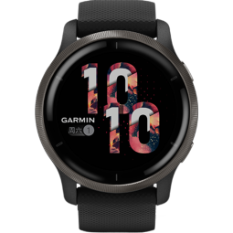 佳明（GARMIN）Venu2暗影黑光学心率脉搏血氧跑步游泳健身时尚运动智能手表