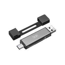 川宇USB-C3.0高速多功能合一手机读卡器Type-c接口安卓OTG支持SD单反相机TF行车记录仪手机存储内存卡