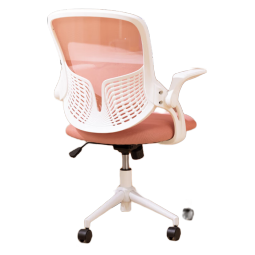 恒林 天使电脑椅学习椅家用人体工学椅办公椅可升降滑轮转椅HLC-3518 梦幻粉色【翻转扶手】25°逍遥