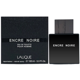 LaliqueEncre Noire墨恋 朱墨黑泽男士淡香水 沉稳木质香 墨恋男士香水 50ML