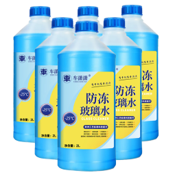 车潇潇防冻玻璃水除虫胶-25度6桶*2L -25度玻璃水6桶*2L