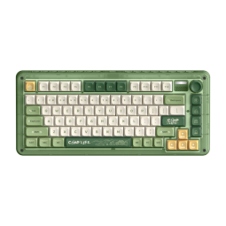 IQUNIX ZX75露营 机械键盘 三模热插拔客制化键盘 无线蓝牙游戏键盘 81键电脑键盘 TTC金粉轴无光版