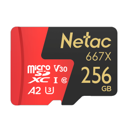 朗科（Netac）256GB TF（MicroSD）存储卡 U3 C10 A2 V30 4K 超至尊PRO版内存卡 读速100MB/s 写速50MB/s