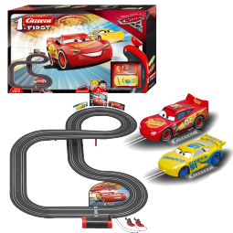 Carrera卡雷拉轨道赛车First系列闪电麦昆儿童礼物玩具男孩礼物双人竞技遥控汽车轨道车20063011套装