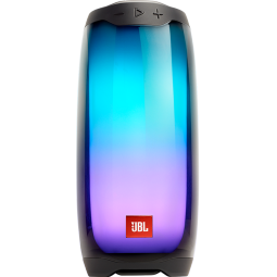 JBL PULSE4 音乐脉动四代便携式蓝牙音箱全面屏炫彩小音箱+低音炮超长续航防水设计 黑色