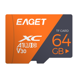 忆捷（EAGET）64GB TF（MicroSD）存储卡 U3 V30升级版 高速耐用视频监控摄像行车记录仪专用内存卡