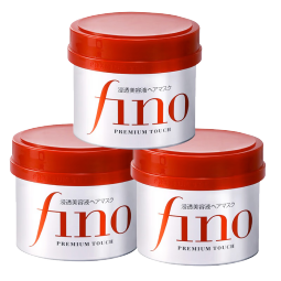 FINO芬浓透润美容液发膜230g*3罐 修护深层滋养改善毛躁 日本进口 