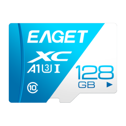忆捷（EAGET）128GB TF（MicroSD）存储卡 A1 U3 V30 C10行车记录仪&安防监控专用内存卡 高速耐用