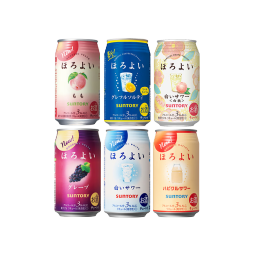 和乐怡（HOROYOI）三得利鸡尾酒果酒甜酒低度微醺酒女生酒多口味 3度350ml*6 罐装