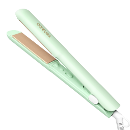 康夫（CONFU）卷发棒两用夹板直发梳顺神器卷发 负离子迷你小夹板学生宿舍刘海内扣蓬松直发棒 553【茱萸粉】负离子+5档调温