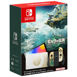 任天堂（Nintendo） Switch oled日版游戏机 续航加强版ns掌机新款 日版OLED塞尔达传说王国之泪限定机【不含游戏】