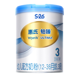 惠氏铂臻（Wyeth ULTIMA）S-26幼儿配方奶粉3段780g瑞士原装进口1-3岁 1罐