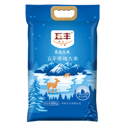 五丰华润 东北大米10kg 寒地珍珠米 圆粒大米10公斤 2022年新米