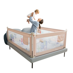 贝恩施（beiens）床围栏床护栏婴儿床挡板可垂直升降儿童床边 【贝里克象】1.8米-单面