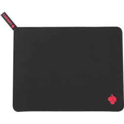 樱桃（CHERRY）鼠标垫中号 办公桌垫 键盘垫 游戏鼠标垫 高密纤维顺滑鼠标垫 黑色细面 360*280*4mm