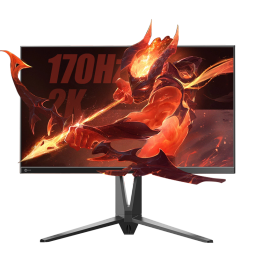 联想来酷 Lecoo 27英寸 IPS 2K超清 170Hz 1ms响应 HDR技术 105%sRGB 旋转升降电竞小金刚显示器 K2718QL