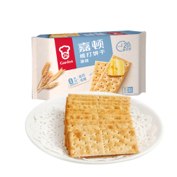 嘉顿（Garden）原味苏打饼干420g/袋  梳打休闲零食