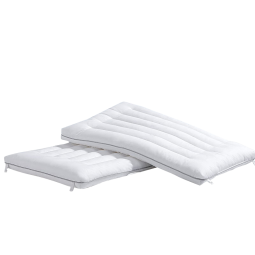 安睡宝（SOMERELLE） 棉枕头单人 抗菌定型枕枕芯柔软低枕头薄枕 太空人杜邦纤维定型枕-棉低枕