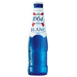 克伦堡1664（Kronenbourg 1664）1664啤酒白啤玫瑰百香果红果黄啤 法国原装进口精酿  白啤500ml 24听