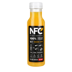 农夫山泉 NFC果汁100%鲜果冷压榨饮料年货送礼佳品 芒果混合300ml*24瓶