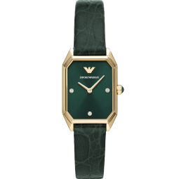 安普里奥·阿玛尼（Emporio Armani）手表女士小方表 新款 明星同款欧美表 镶钻满天星石英女表 AR11399（保税仓速发）