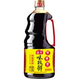 海天 酱油生抽味极鲜1.28L 特级酿造酱油 凉拌点蘸 大瓶量贩装