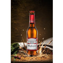 百威（BUDWEISER） 百威瓶装啤酒 美式拉格 经典醇正330ml*24瓶