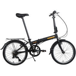 大行（DAHON） 冠特车折叠自行车20英寸6速铝合金成人男女通勤车HIT KBA061 消光黑