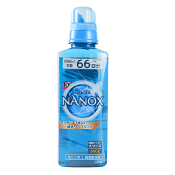 狮王（Lion）纳米乐洗衣液超浓缩酵素日本进口Nanox去渍洁白物语强力洗净660g