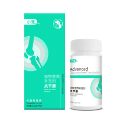 小宠关节康片90片 宠物受伤 狗狗猫咪关节炎 骨骼受伤 宠物软骨素 葡萄糖胺 健骨补钙 幼犬老年犬壮骨