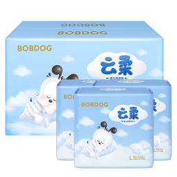 巴布豆（BOBDOG）云柔婴儿尿不湿纸尿裤 【升级版】L码72片