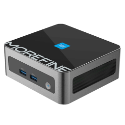 MOREFINE摩方M9迷你主机小电脑intel十二代N100处理器32G内存双M.2硬盘双HDMI 准系统 无内存硬盘带网卡