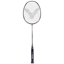 威克多（VICTOR）羽毛球拍全碳素纤维胜利突击系列拍高磅进攻型单拍突击猎鹰黑金隼 TK-HAWK小隼 黑色 4U穿线