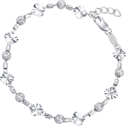 周生生  Pt950铂金手链白金手链女款 70643B 计价 17厘米 - 4.74克(含工费400元)