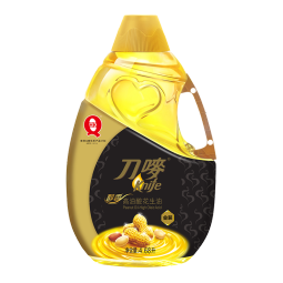 刀唛（Knife）食用油 精炼压榨一级 醇香高油酸花生油 4.68L 送礼长辈 