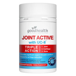 goodhealth好健康UC2非变性骨胶原蛋白软骨素维骨力氨糖 骨骼健康半月板损伤关节肽促钙骨质密度90粒新西兰