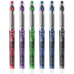 百乐（PILOT）BL-P50考试专用中性笔0.5mm中小学生水性笔签字笔刷题P500 黑色 12支装