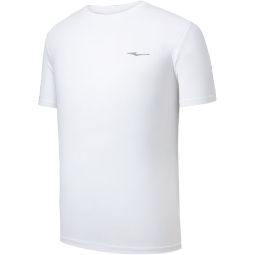 鸿星尔克（ERKE）【冰感】短袖男2023春夏季新款吸湿排汗透气t恤速干运动男士T恤 正白 XL