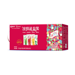 蒙牛真果粒牛奶饮品（草莓+芦荟+椰果+桃果粒）250g*24新旧包装切换