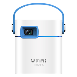 微麦 m100pro微型投影仪家用迷你小全高清手机投影机便携掌上办公wifi大屏电视影院 【迷你款】M100S天蓝色【2+16G】