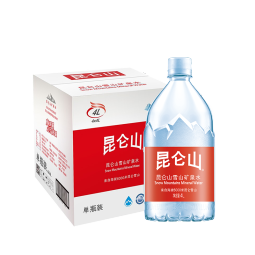 昆仑山 饮用天然矿泉水 4L*4瓶 整箱装 高端矿泉水