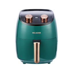 美菱（MeiLing） 【活动款】无油空气炸锅家用家电新款全自动无油烟电炸锅机智能薯条机智能触屏 3.8L双旋钮精准控温