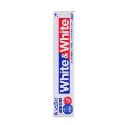 限量秒 日本进口狮王（LION） WHITE美白牙膏150g//洁净立式牙膏130g White150G 1支